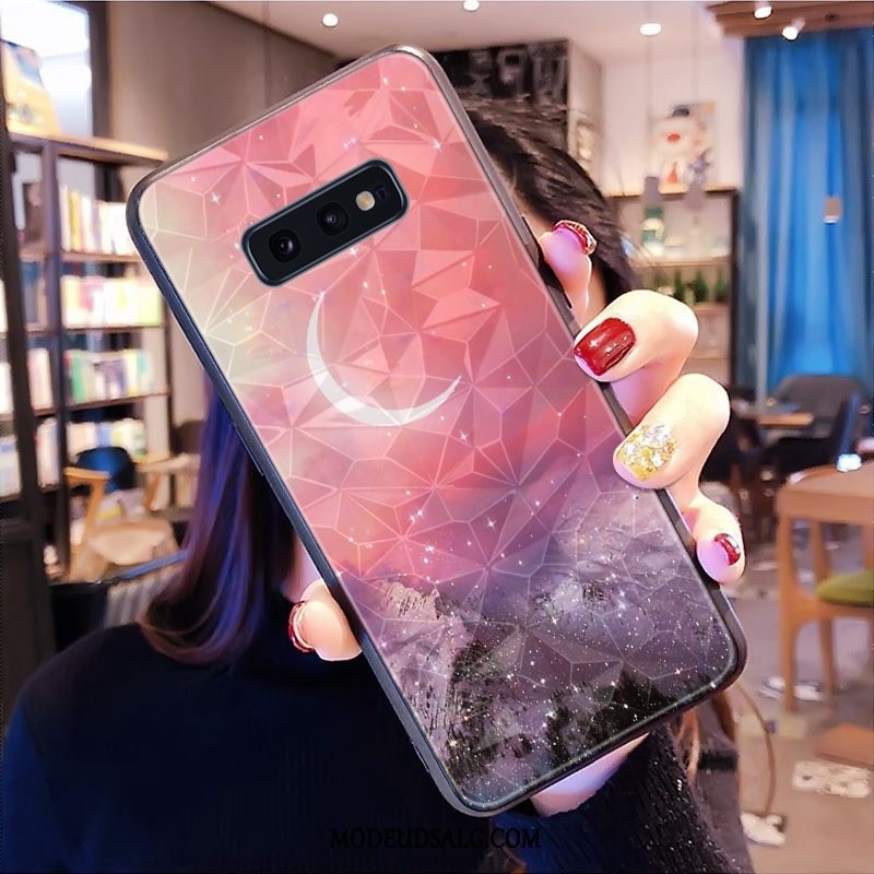 Samsung Galaxy S10e Etui Alt Inklusive Mønster Rombe Lilla