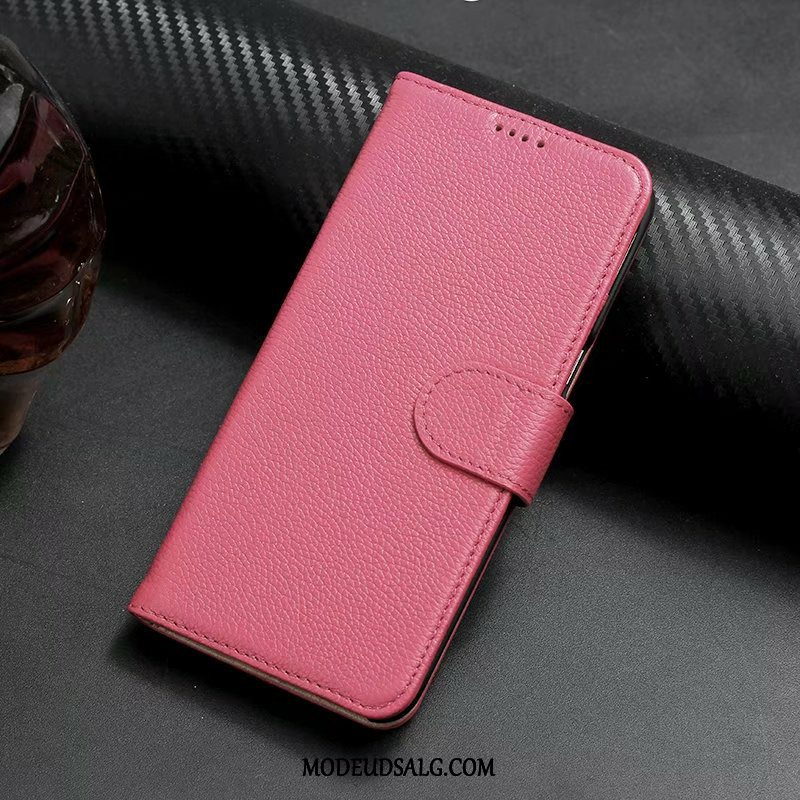 Samsung Galaxy S10e Etui Anti-fald Beskyttelse Lædertaske Ægte Læder Cover