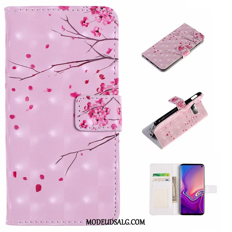 Samsung Galaxy S10e Etui Beskyttelse Lædertaske Cover Anti-fald Smuk