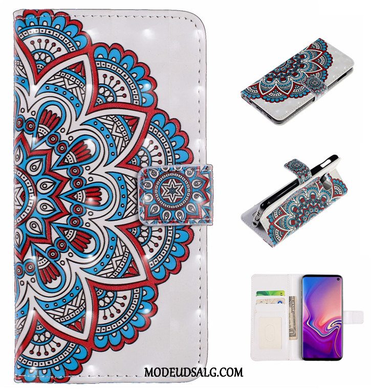 Samsung Galaxy S10e Etui Beskyttelse Lædertaske Cover Anti-fald Smuk