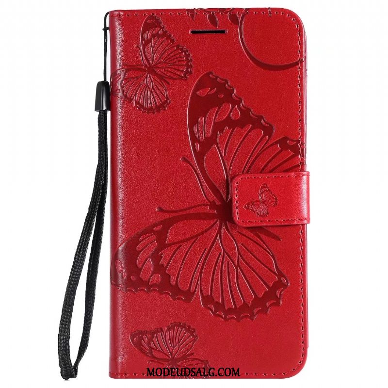 Samsung Galaxy S10e Etui / Cover Folio Alt Inklusive Lædertaske Orange