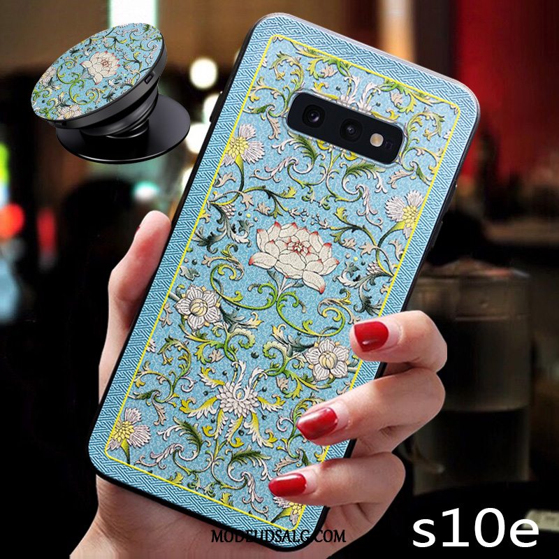 Samsung Galaxy S10e Etui / Cover Let Tynd Ny Kinesisk Stil Silikone Alt Inklusive