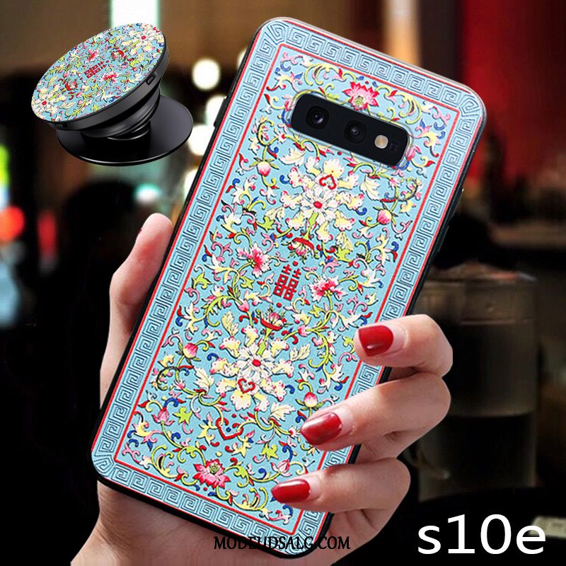 Samsung Galaxy S10e Etui / Cover Let Tynd Ny Kinesisk Stil Silikone Alt Inklusive