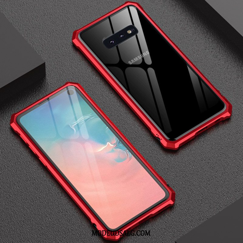 Samsung Galaxy S10e Etui Glas Ramme Af Personlighed Net Red Tynd