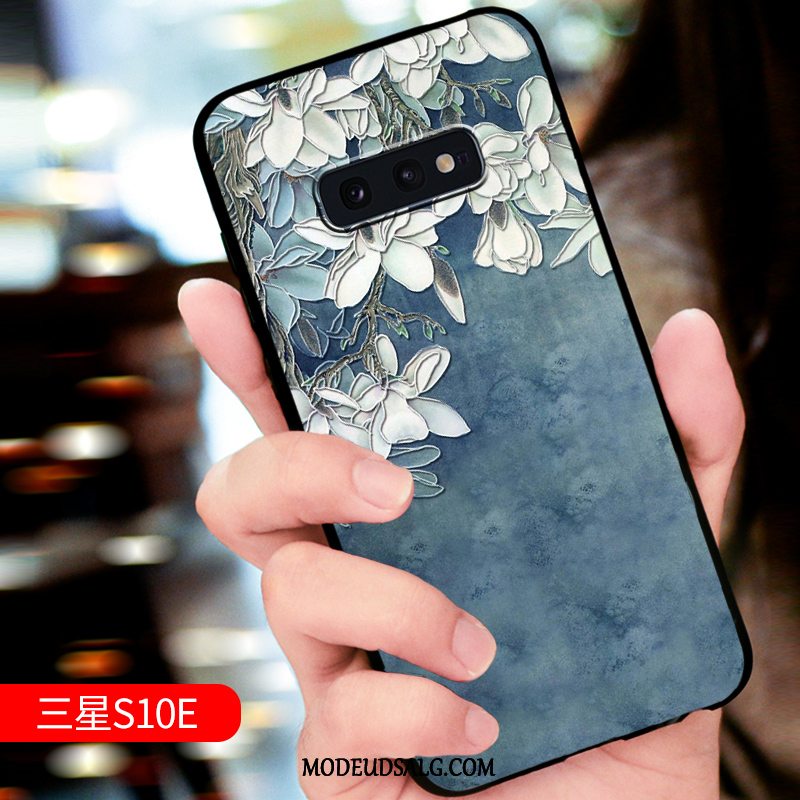 Samsung Galaxy S10e Etui High End Anti-fald Relief Blød Beskyttelse