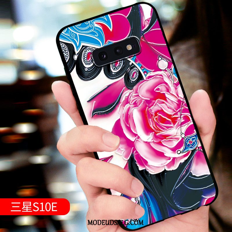 Samsung Galaxy S10e Etui High End Anti-fald Relief Blød Beskyttelse