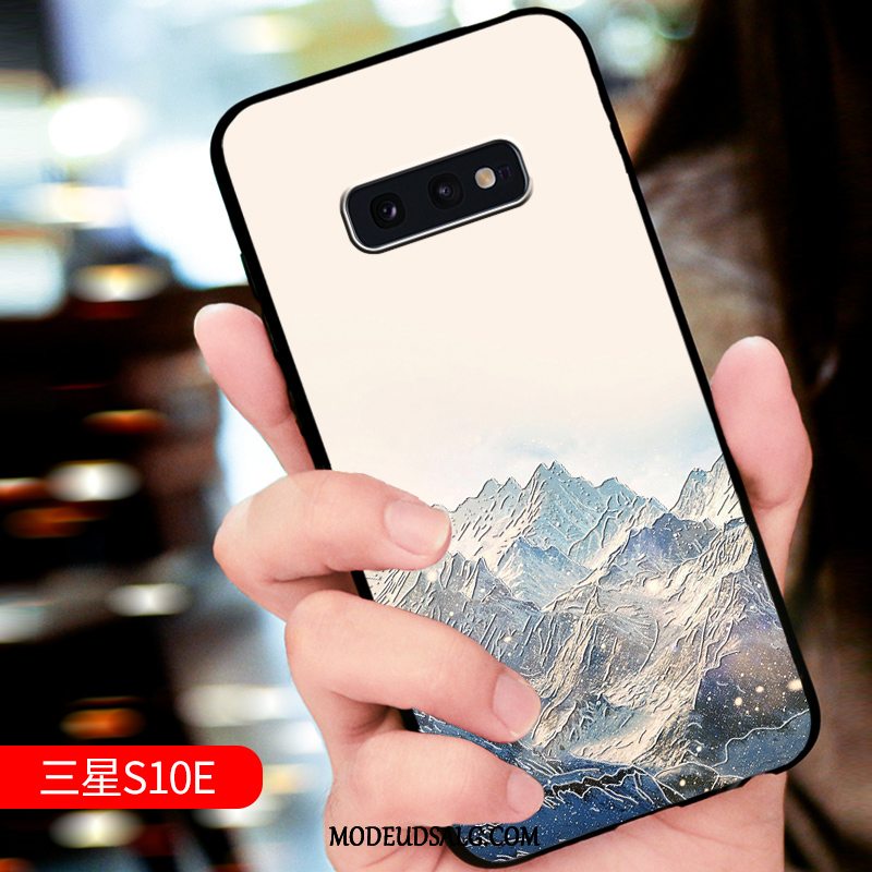 Samsung Galaxy S10e Etui High End Anti-fald Relief Blød Beskyttelse