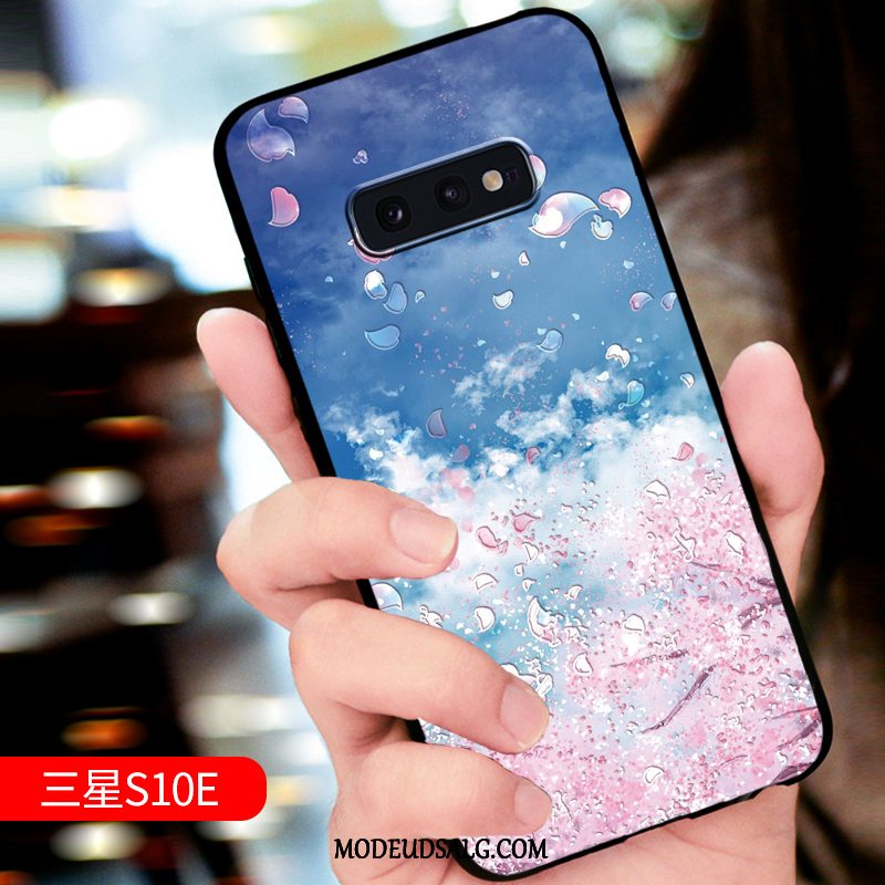 Samsung Galaxy S10e Etui High End Anti-fald Relief Blød Beskyttelse