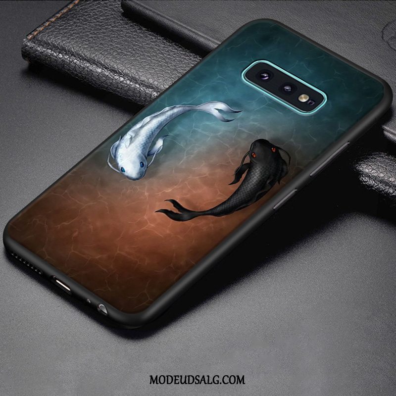 Samsung Galaxy S10e Etui Kreativ Ungdom Blød Cartoon Anti-fald