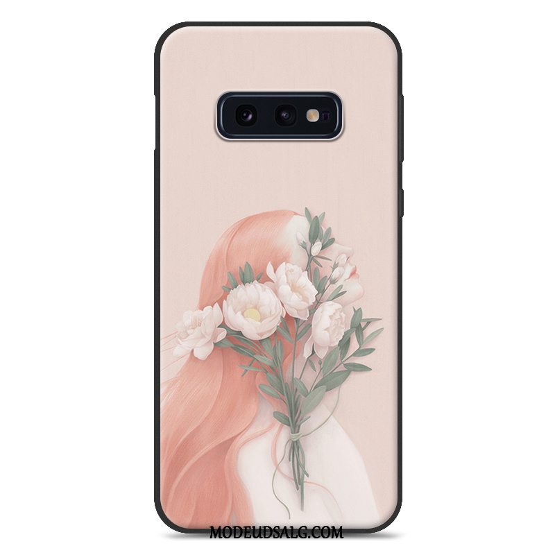 Samsung Galaxy S10e Etui Silikone Blød Lille Sektion Kunst Cover