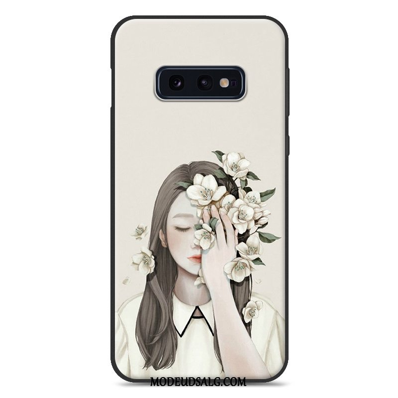 Samsung Galaxy S10e Etui Silikone Blød Lille Sektion Kunst Cover