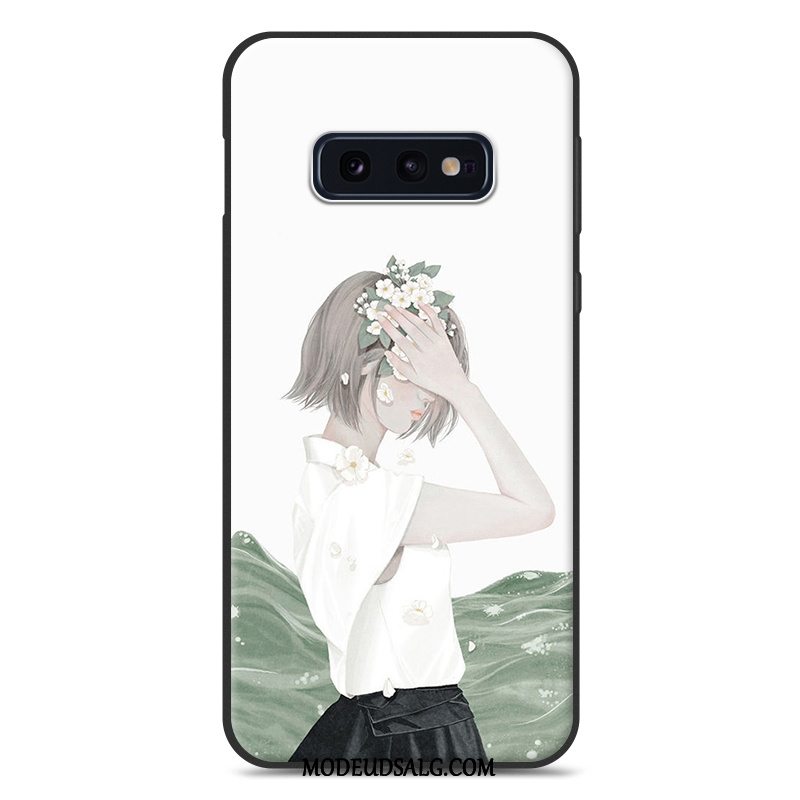 Samsung Galaxy S10e Etui Silikone Blød Lille Sektion Kunst Cover