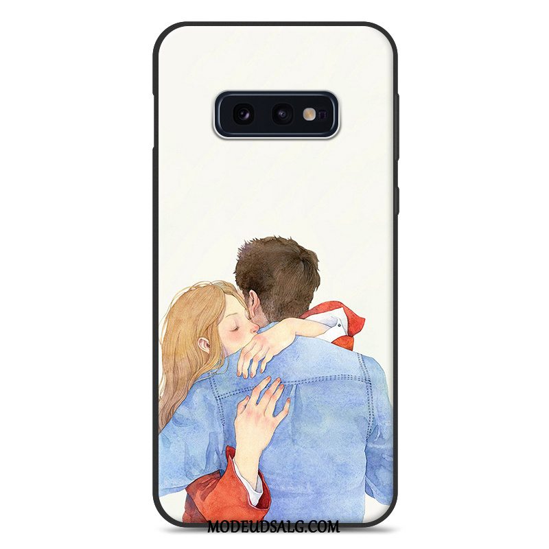 Samsung Galaxy S10e Etui Silikone Blød Lille Sektion Kunst Cover