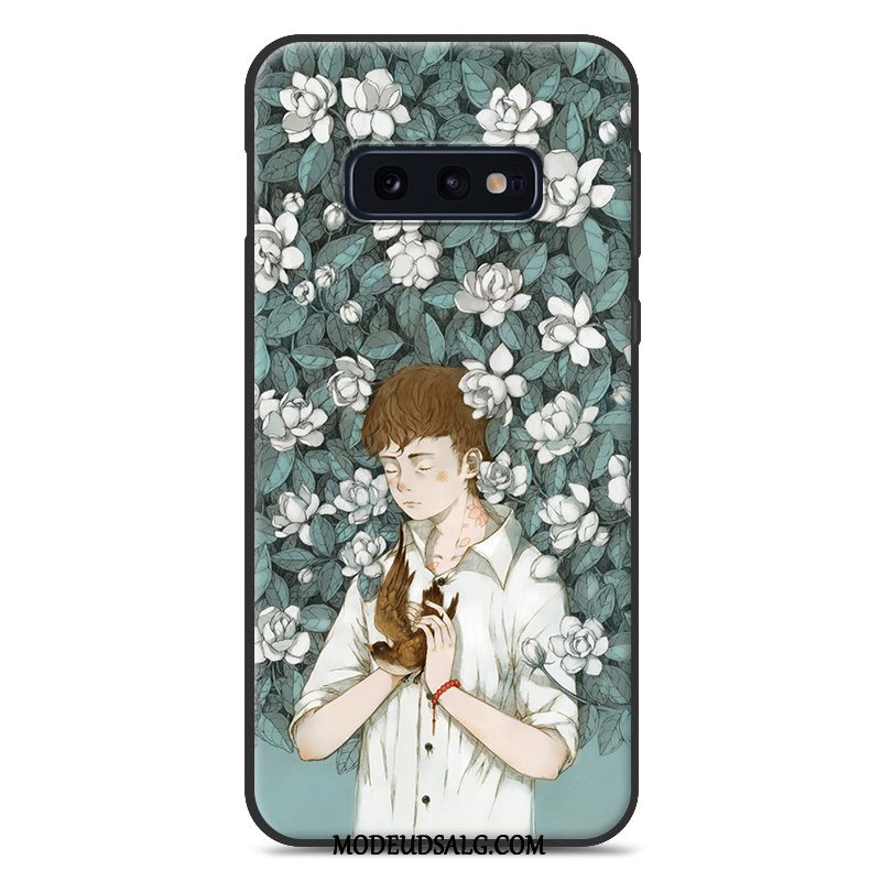 Samsung Galaxy S10e Etui Silikone Blød Lille Sektion Kunst Cover