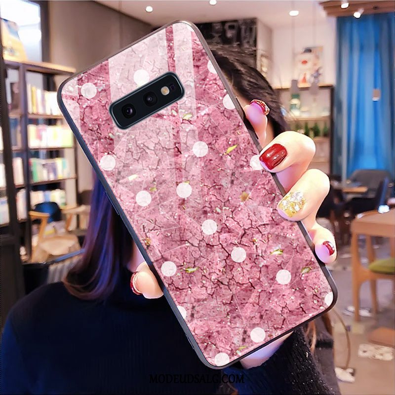 Samsung Galaxy S10e Etui Tredimensionale Solid Farve Beskyttelse Alt Inklusive Rombe