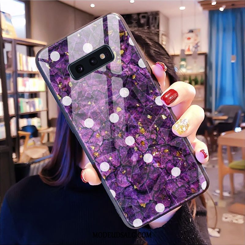 Samsung Galaxy S10e Etui Tredimensionale Solid Farve Beskyttelse Alt Inklusive Rombe