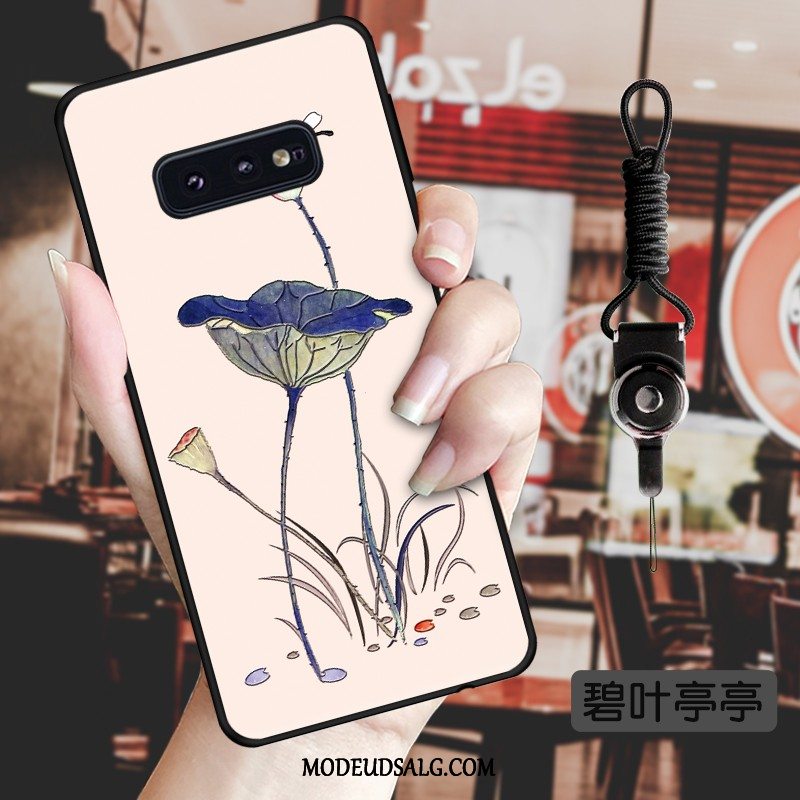 Samsung Galaxy S10e Etui Vind Vintage Af Personlighed Kinesisk Stil Relief