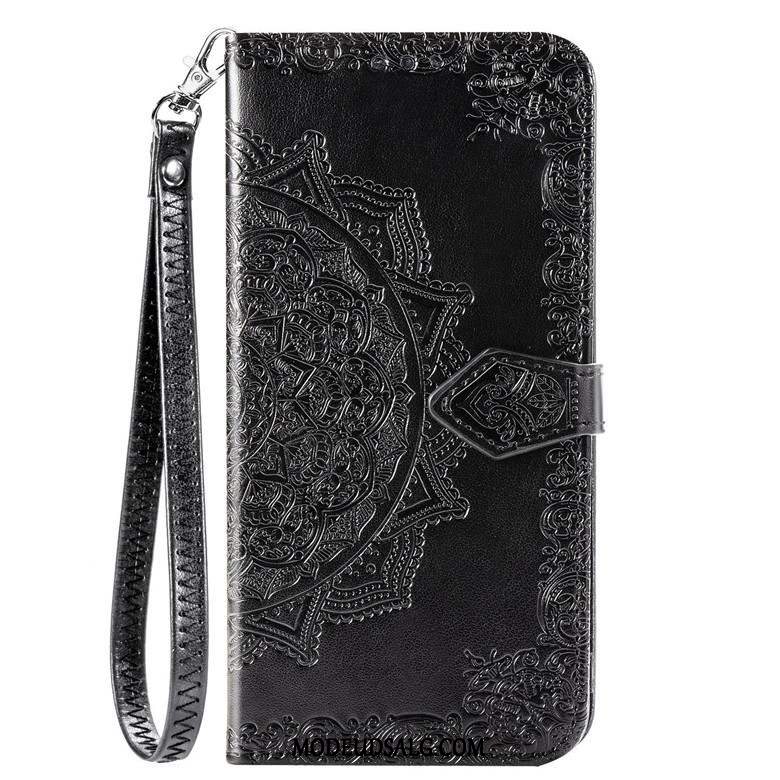 Samsung Galaxy S20+ Etui Anti-fald Folio Sort Kort Blød