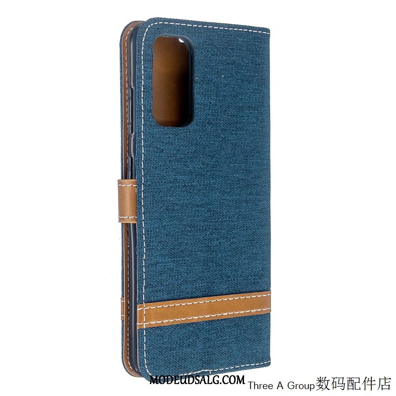 Samsung Galaxy S20 Ultra Etui / Cover Kreativ Klud Beskyttelse Blå Anti-fald