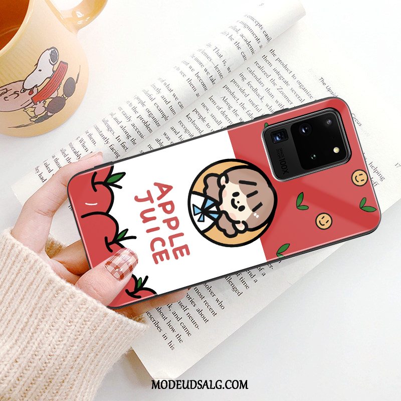 Samsung Galaxy S20 Ultra Etui / Cover Spejl Cartoon Beskyttelse Gul