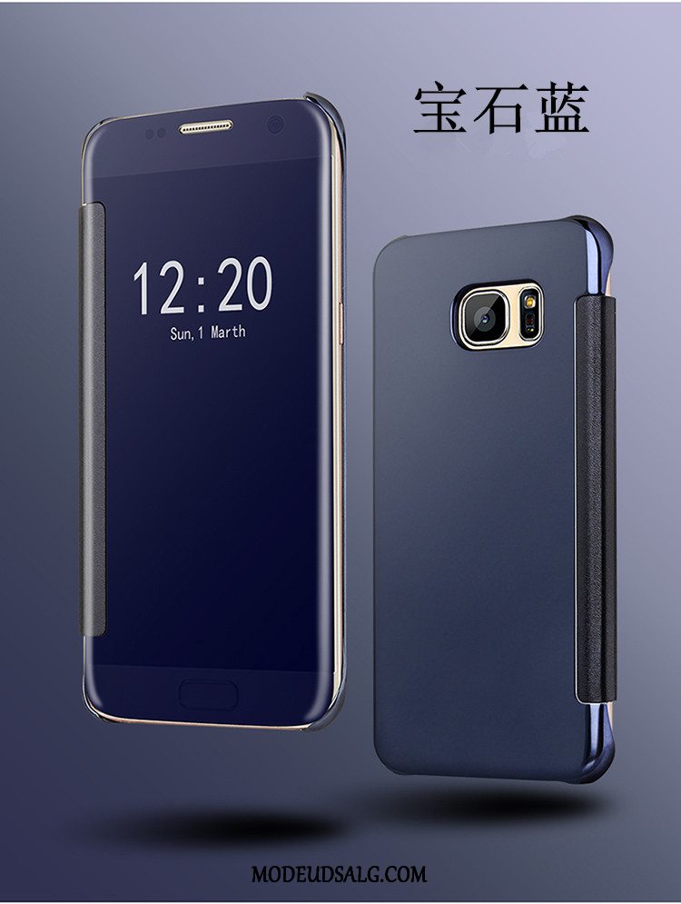 Samsung Galaxy S6 Edge Etui Af Personlighed Lyserød Clamshell Tynd Beskyttelse