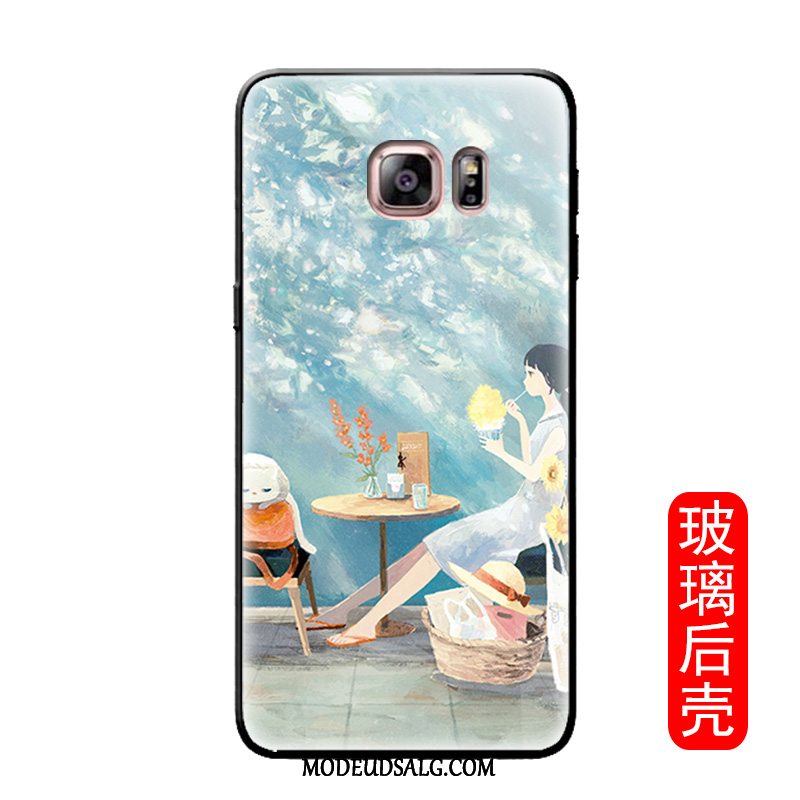 Samsung Galaxy S6 Edge Etui Alt Inklusive Beskyttelse Cover Vind Glas