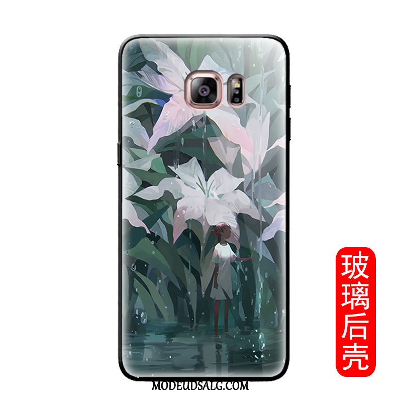 Samsung Galaxy S6 Edge Etui Alt Inklusive Mode Blomster Af Personlighed Pulver