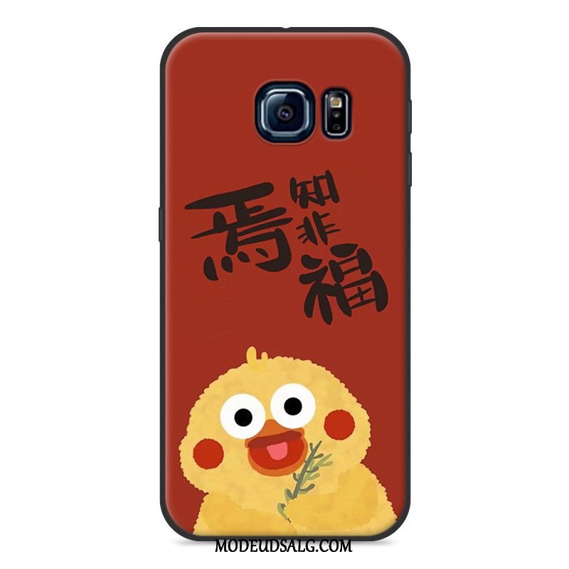 Samsung Galaxy S6 Edge Etui / Cover Blød Cartoon Smuk Beskyttelse