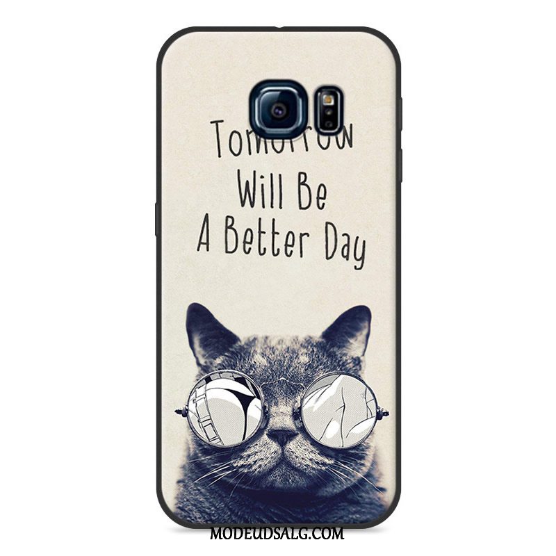 Samsung Galaxy S6 Edge Etui / Cover Blød Cartoon Smuk Beskyttelse