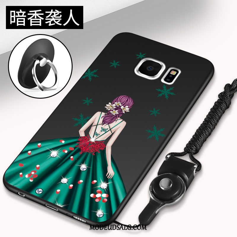 Samsung Galaxy S6 Edge Etui Cover Rød Blød Beskyttelse Trend