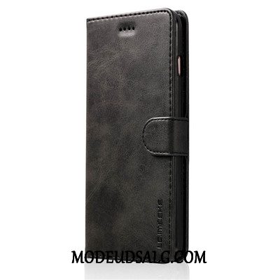 Samsung Galaxy S6 Edge Etui Cover Rød Folio Kort Læder