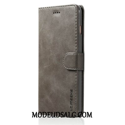 Samsung Galaxy S6 Edge Etui Cover Rød Folio Kort Læder