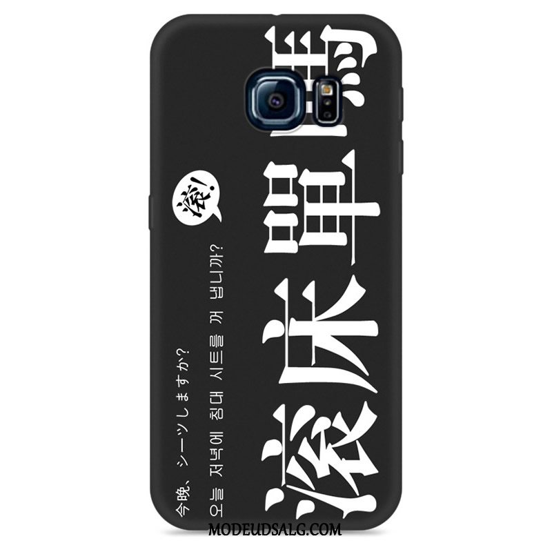 Samsung Galaxy S6 Edge Etui Silikone Cover Cartoon Anti-fald Blød