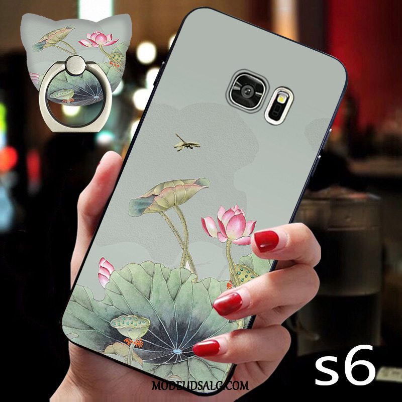 Samsung Galaxy S6 Etui Anti-fald Kreativ Blød Af Personlighed Silikone