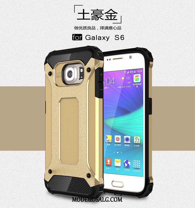 Samsung Galaxy S6 Etui / Cover Anti-fald Guld