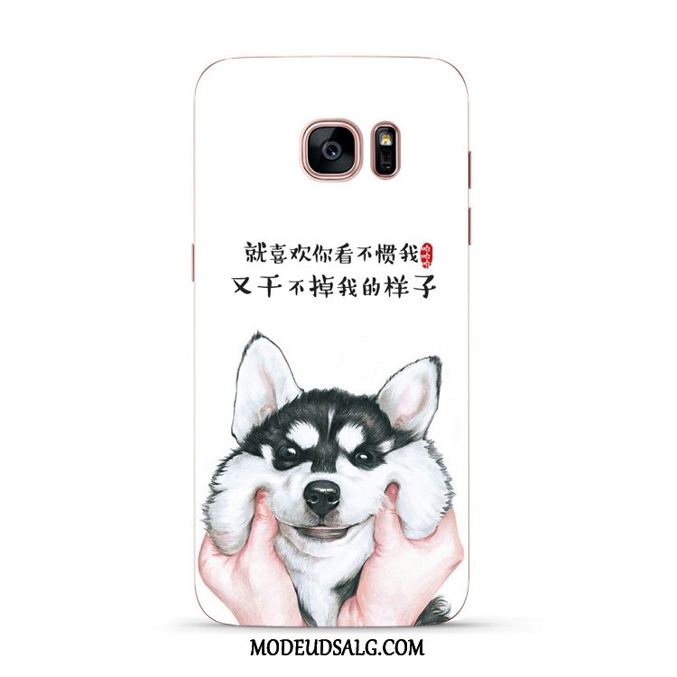 Samsung Galaxy S6 Etui / Cover Blød Af Personlighed Smuk Hund Hvid