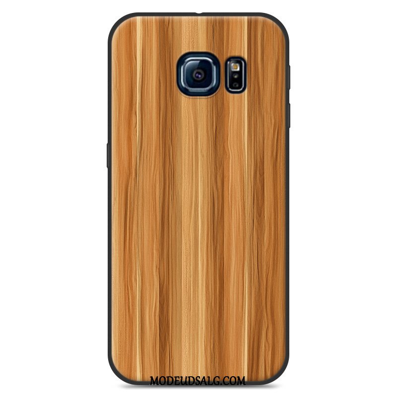 Samsung Galaxy S6 Etui Cover Blød Lille Sektion Trækorn Anti-fald