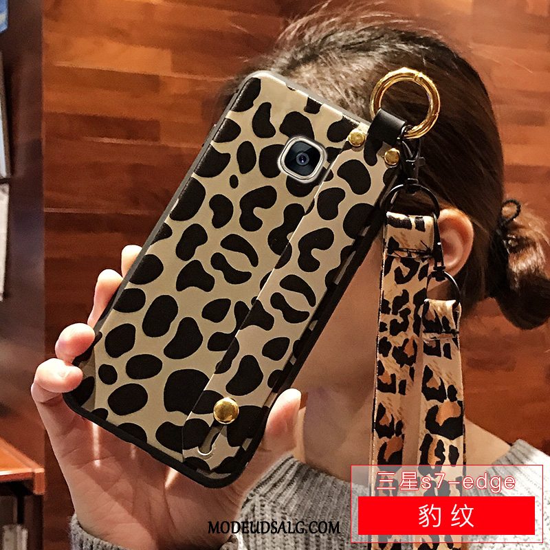 Samsung Galaxy S6 Etui / Cover Leopard Alt Inklusive Trend Blød Anti-fald