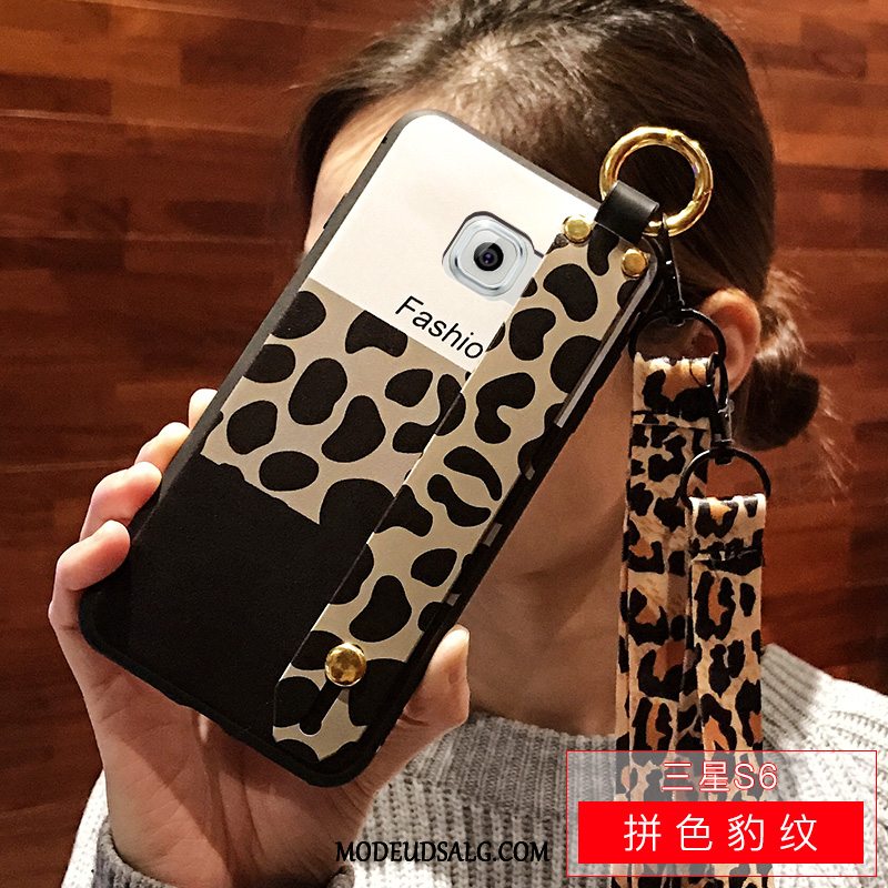 Samsung Galaxy S6 Etui / Cover Leopard Alt Inklusive Trend Blød Anti-fald