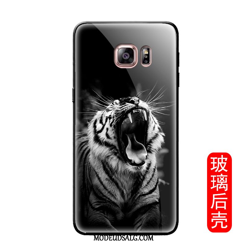 Samsung Galaxy S6 Etui / Cover Sort Alt Inklusive Beskyttelse Stor Tiger