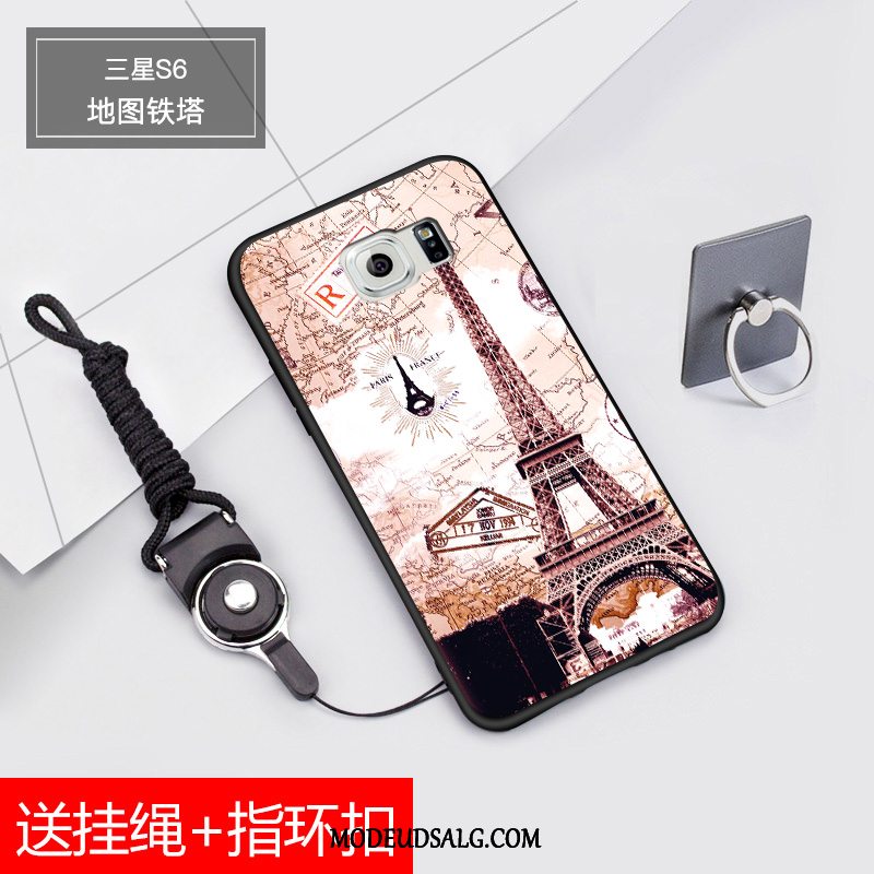 Samsung Galaxy S6 Etui Trendy Blød Kreativ Nubuck Cartoon