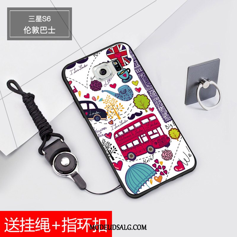 Samsung Galaxy S6 Etui Trendy Blød Kreativ Nubuck Cartoon