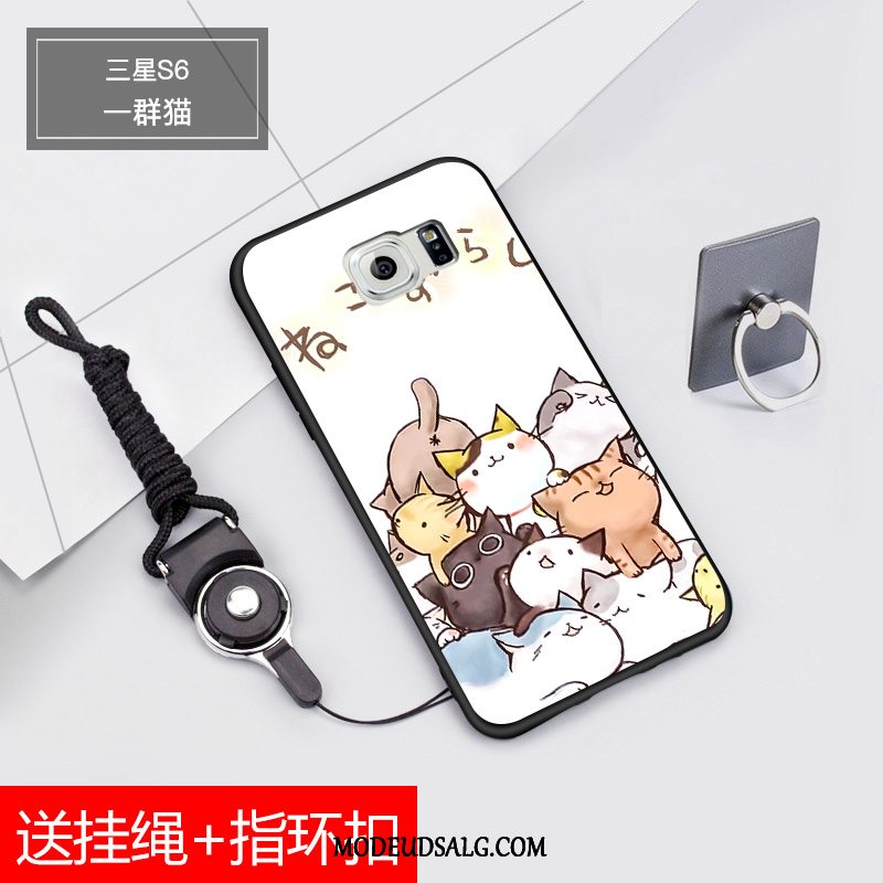 Samsung Galaxy S6 Etui Trendy Blød Kreativ Nubuck Cartoon