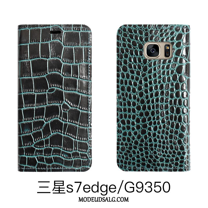 Samsung Galaxy S7 Edge Etui Beskyttelse Alt Inklusive Læder Cover Folio