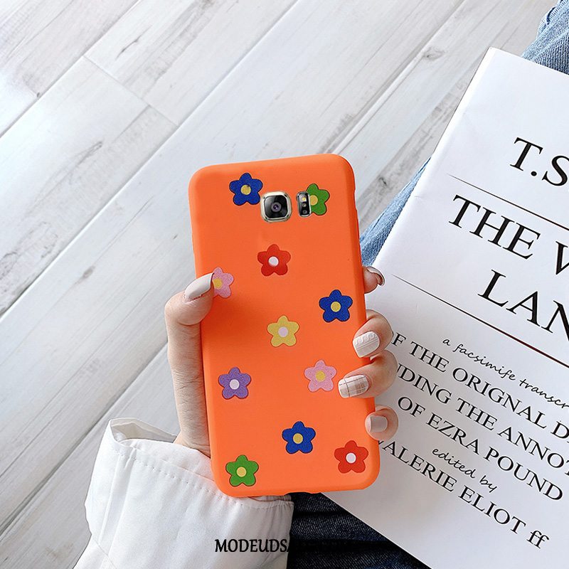 Samsung Galaxy S7 Edge Etui / Cover Lille Sektion Frisk Cartoon Smuk Blomster