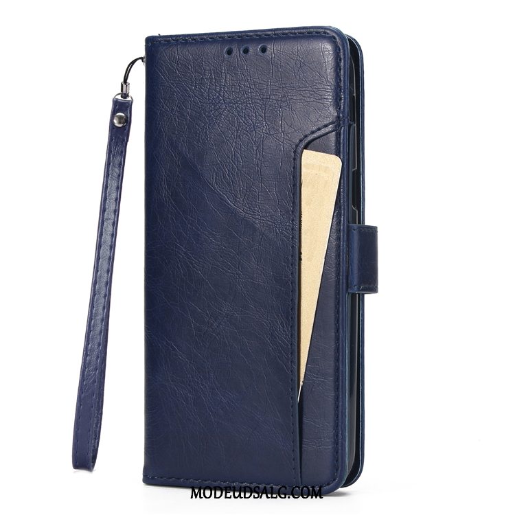 Samsung Galaxy S7 Edge Etui / Cover Vinrød Clamshell Lædertaske Alt Inklusive Anti-fald