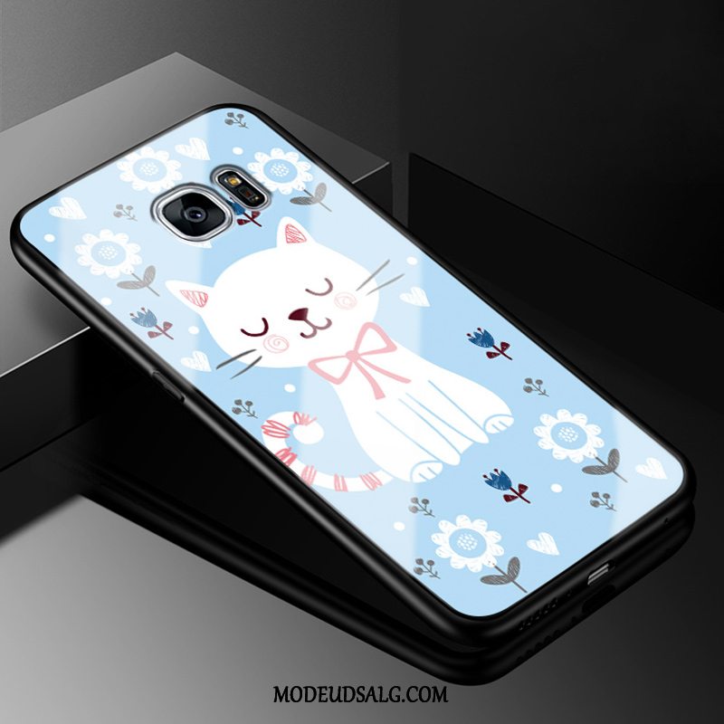 Samsung Galaxy S7 Etui Cartoon Smuk Grøn Glas Alt Inklusive