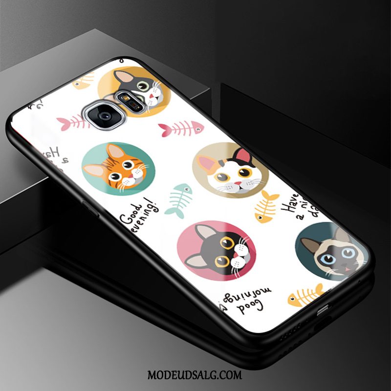 Samsung Galaxy S7 Etui Cartoon Smuk Grøn Glas Alt Inklusive