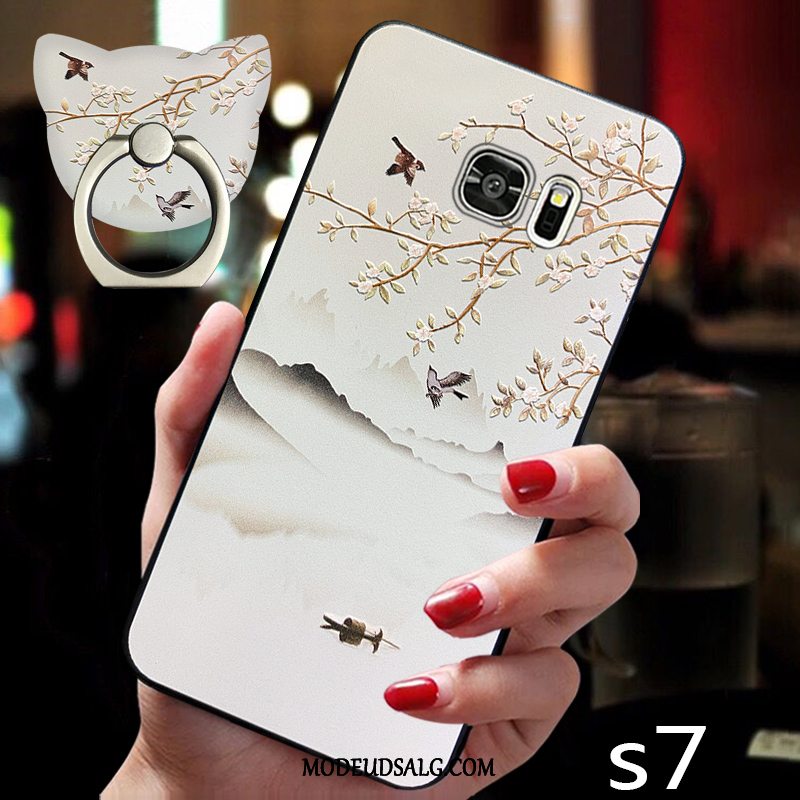 Samsung Galaxy S7 Etui / Cover Anti-fald Silikone Trend Kreativ