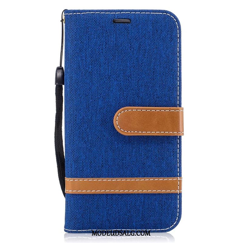 Samsung Galaxy S7 Etui / Cover Beskyttelse Lædertaske Clamshell Denim Lilla